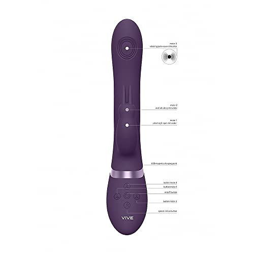 Double Penetration Rabbit vibrant pour stimulation simultanée point G et clitoris - 7