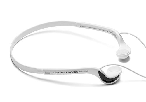 Sonxtronic White Ice Xdr-8001 Vertical In Ear Ultralight Sport Running Headband Headphones (Mdr-W08L Style White And Silver) #TOP2