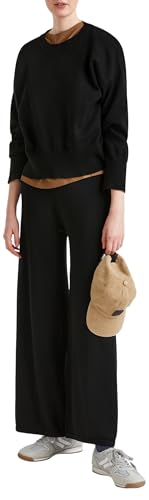 United Colors of Benetton Maglia G/C M/L 1294D10DP Maglione, Nero, M Donna
