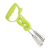 FUNNETOYU Manueller Eierschläger aus Edelstahl Handkurbel Handmixer Ergonomisch Komfortabel Küchenrührgerät Für Eier Sahne Teig Backen Mixen Zuhause Restaurant