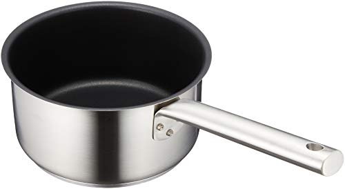 遠藤商事 業務用 ムラノ インダクション テフロンセレクト 片手浅型鍋 20cm IH対応 18-8ステンレス/内面テフロン加工 AKTD403