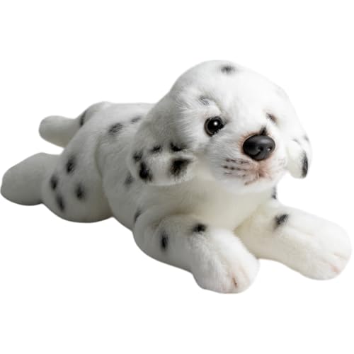 Peluche Chien Dalmatien Carl Dick couché pour décorer la chambre