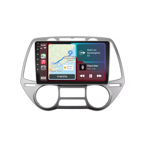 Estéreo de automóvil para Hyundai I20 2006-2012 con reproductor multimedia CarPlay y GPS
