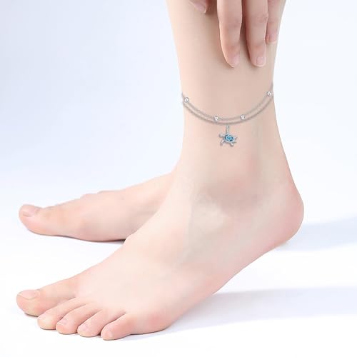 Image of Nature Style Bracelet for Women Charm Link Bracelet Adjustable Pineapple /Dragonfly /Butterfly /Daisy /Highland Cow Anklet Bracelet 925 Sterling Silver Anniversary Jewelry Birthday Gifts