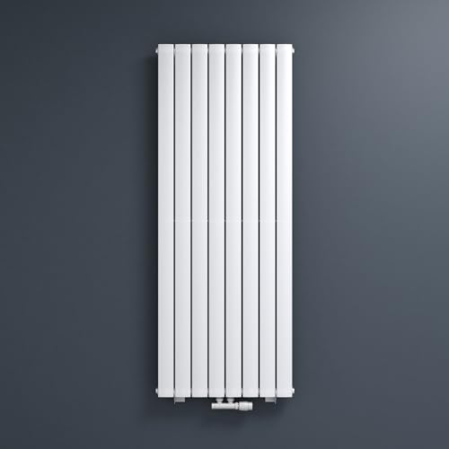 Mai & Mai Radiateur à Eau Chaude Mural Chauffage Central 160x61cm Radiateur Blanc Vertical en...