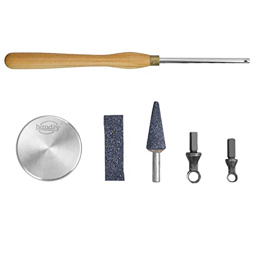 Toplionace Scalpello per Scavare il Legno, Strumenti per Intagliare il Legno Utensile per Tornire il Legno Coltello Cavo con Affilatore