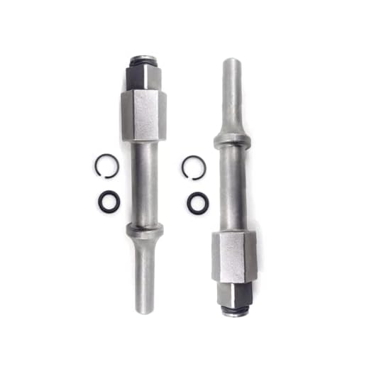 Pneumatic Bolt Breaker Shake'n Break Air Hammer Attachment Scaler 1/2 Inch Chisel for Removing Stubborn Fasteners Torx Bolts Nuts 2PK