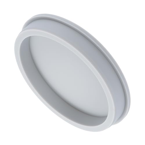 Image of MECCANIXITY High Temp Silicone Plug Mount Dia 151.5mm /5.96 Inch T Shaped Rubber Stopper Hole Plugs for Powder Coating Plating Waterproof Sealing Plugs Grey Pack of 1(OD 160mm /6.3 Inch), Gray