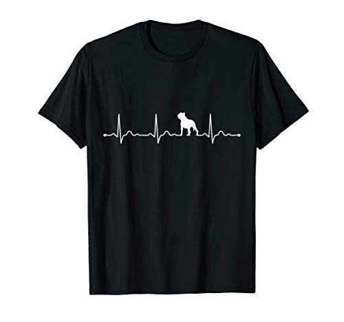 Pitbull Heartbeat I Love My Pitbull T-Shirt