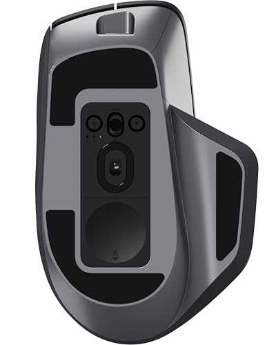 Rapoo MT760L wireless Mouse silent - USB Wireless 2.4G und Bluetooth Maus kabellos, bis 4000 DPI, leiser klick, Multi Device, Daumenscrollrad, Akku, für PC, Mac, grau-schwarz 4