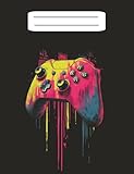 Photo Gallery graffiti gamer notebook: neon drip controller journal for teens and boys: 110 lined pages | back-to-school writing notebook for students, gamers, and video game fans Photo Gallery graffiti gamer notebook: neon drip controller journal for teens and boys: 110 lined pages | back-to-school writing notebook for students, gamers, and video game fans
