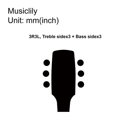 Musiclily Pro Mécaniques 3L3R Semi-Scellées pour Guitare électrique oud Acoustique, Doré - Les Beatles, Paul McCartney, John Lennon, RIngo Starr, George Harrison Musiclily Pro Mécaniques 3L3R Semi-Scellées pour Guitare électrique oud Acoustique, Doré – Image 4
