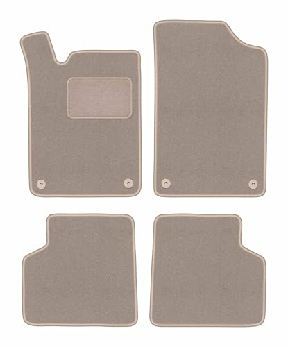 Ensemble tapis de sol auto en velours beige pour habitacle Citroen Xantia X1 X2