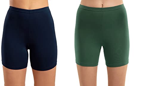 Image of OM SAI LATEST CREATION Poly Spandex Women's Sport Shorts for Regular Fit | Sport Shorts for Workout, Yoga, Running, Exercise, Cycling, Gym Wear for Casual Day (Pack of 2)