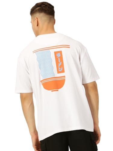 Image of Thomas Scott Men's | Graphic | Half Sleeve | Oversized Fit | 100% Cotton | Crew Collar | Casual Tshirt