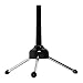 KUWAN Tripod flute Stand Holder Portable Foldable for Oboe Flute Clarinet Sax Piccolo Larinet Wind Instrument(Black)