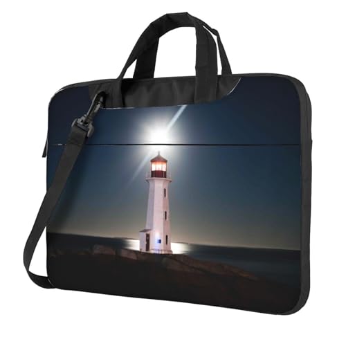 Salelf Peggy's Cove Lighthouse for 360 Protection Laptop Bag for 13-15.6 Inch, Business Messenger Aktentasche