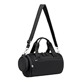 Bolsa de gimnasio – 26,92 x 16,69 x 16,69 cm, compartimento resistente al agua, bolsa de hombro grande, bolsa de almacenamiento deportiva duradera, versátil para fitness y viajes, bolsa de hombro para