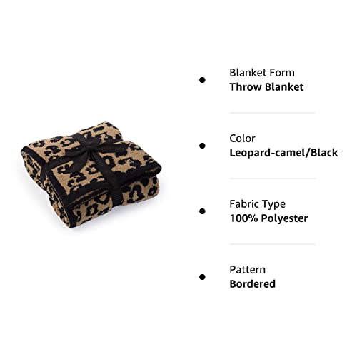 Barefoot Dreams "in The Wild Leopard Throw Blanket 54" X 72"