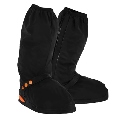 Toyvian 1pair Cubrezapatos Reutilizables - Cubrezapatos para lluvia y nieve Diseño alto para actividades al aire libre XL para hombres y mujeres miniatura 1