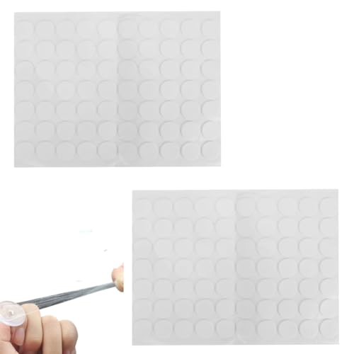 140PCS Self Adhesive Dots, Transparent Double Sided Tape Stickers Clear Adhesive Dots No Traces Adhesive Sticker for Home Decoration