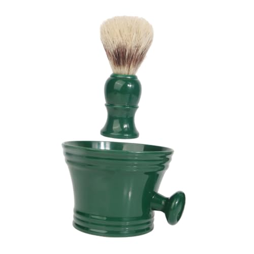 UKCOCO Kit de Afeitado para Hombre con Brocha Profesional y Cuenco para Espuma Herramientas Portátiles para Cuidado y Limpieza de para Hogar y Viaje