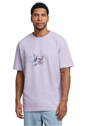 Mister Tee Męski t-shirt Vive La Liberte Oversize Tee, fioletowy, L