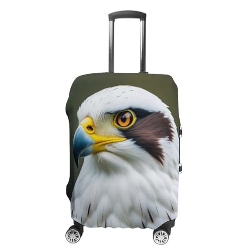 Carry on Luggage Cover Spear Falcon White Eagle Suitcase Covers for Luggages Tsa Approved Travel Luggage Sleeve Protector Elastic Suitcase Protector Anti-Scratch Washable Fits 19-30 Inch Case -L