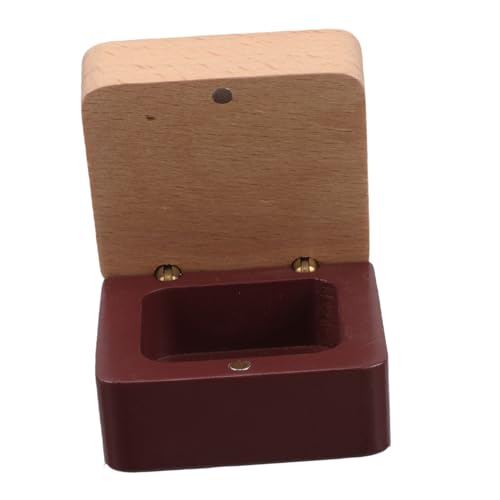 GALPADA Baby Adult Storage Box Wooden Portable Tooth Saving Container for Boys and Girls