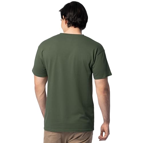 Image of Fruit of the Loom Men's Eversoft Cotton Short Sleeve T-Shirts, 2 Pack