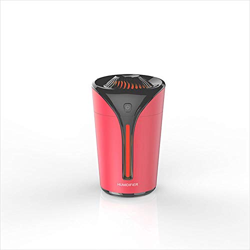 Humidificateur diffuseur d'huiles essentielles avec veilleuse et ventilateur USB pour maison