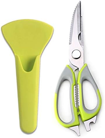 Multifunction Kitchen Scissors, Stainless Steel 7-in-1 Heavy Duty Cut Meat and Bone Kitchen Shears