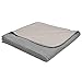 Produktbild Ibena kühlende Decke 150x200 cm - Kühldecke, kühl, weich & waschbar,selbstkühlende Kuscheldecke für Sommer grau beige