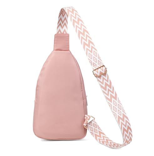 Image of AOSTIHOT Small Sling Backpack Crossbody Sling Bag for Women, Casual Chest Daypack Cross Body for Travel Running Hiking Multicolor