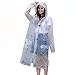 Kallwong Fashion Raincoat for Adult Avocado/Unicorn,Reusable Clear Rain Coats Ponchos with Pockets & Hood for women Men (Unicorn)