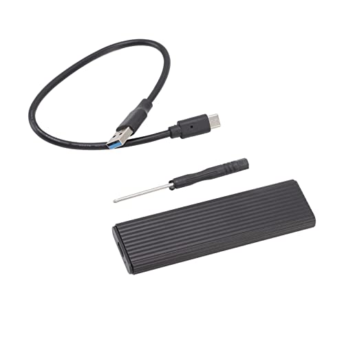 Adaptador Caja M.2 SSD Aleación de Aluminio con UASP, Negro miniatura 1