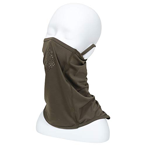 FELLOW フェロー フェイスカバー 全8色柄 接触冷感 UVカット 抗菌加工 ラッシュガード UPF50+ フェイスガード ネックカバー ネックガード フェイスマスク バフ カーキ フリーサイズ