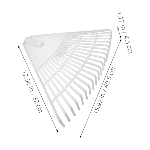 Image of BESPORTBLE Gardening Hand Tool Leaf Rake for Yard Plastic Rake Fine Teeth for Garden Sanitation