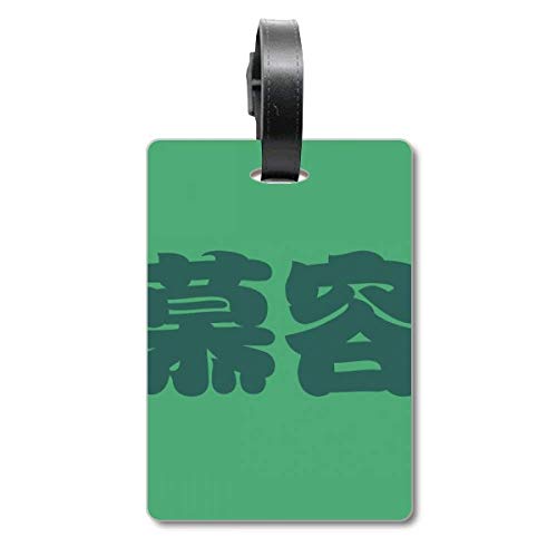 Étiquette d'identification pour valise motif personnage chinois porte-étiquette sac de voyage Murong