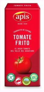 Apis Pomodoro Fritto, Salsa di Pomodoro Tradizionale con Cipolla, Brick da 400g, Confezione da 6 Pezzi