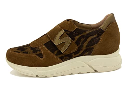 Sneaker PieSanto 225765 en cuir daim de qualité supérieure pour femme pointure 35