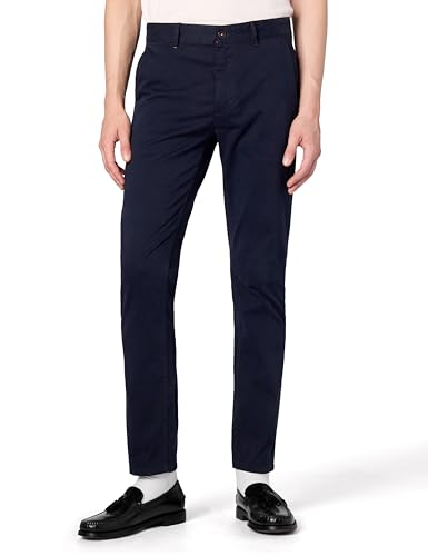 BOSS Slim-fit Casual Chino Trousers, Midnight Navy, 3230