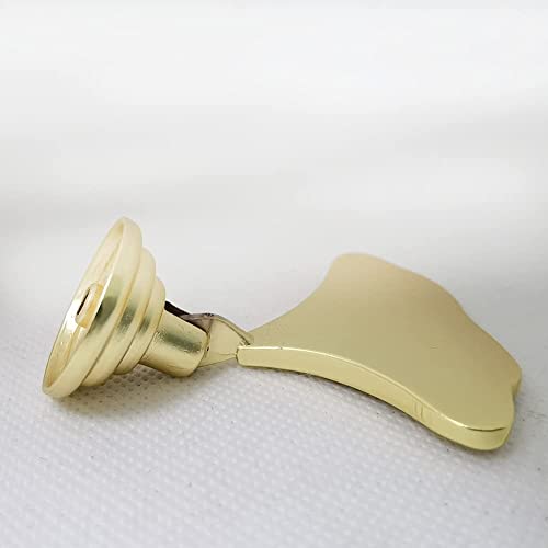 Beyoo 4 Pcs Decorative Golden Leaf Shape Knob Door Handle Cabinet Drawer Cupboard Pull Dresser Single Hole Knobs Handles For Kitchen Furniture Cabinet Wardrobe Cupboard, Gold #TOP2