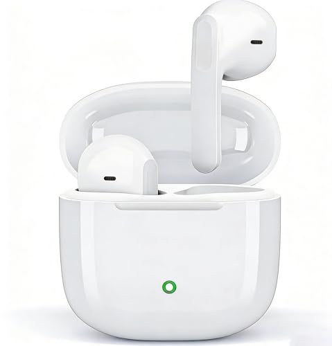 Auriculares Inalámbricos,Auriculares Bluetooth 5.4 In Ear,4 HD Mic Reducción de Ruido ENC,50H Hi Fi Estéreo Cascos,Control Táctil,IPX7 Impermeable Deportes Audifonos Inalambricos para Android iOS