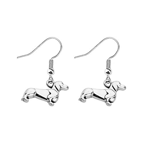 SEIRAA Dachshund Dog Earrings Doxie Mom Gifts Ideas Puppy Animal Dog Lover Jewelry