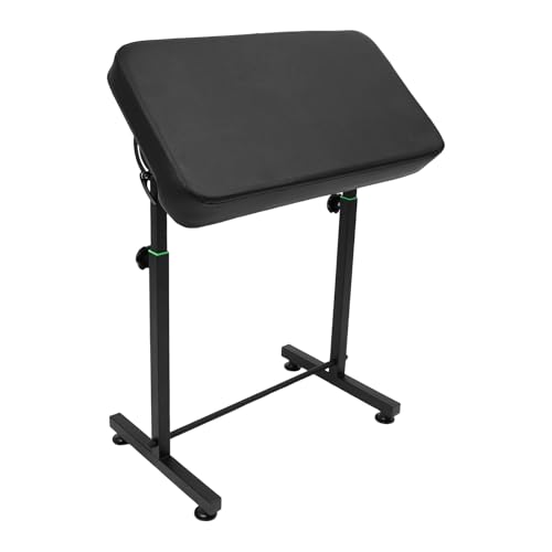 Soporte para apoyabrazos para tatuajes, altura ajustable 69-102 cm, soporte para reposabrazos de 180°, soporte para reposabrazos, soporte para piernas, tamaño 70 x 40 x 5 cm