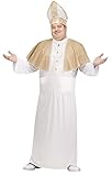 Fun World Men's Plus Size Pontiff Adult Costume, White