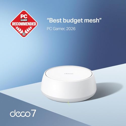 Image of Deco BE25 Dual-Band BE5000 Wi-Fi 7 Mesh Router 1-Pack