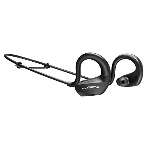Mpow DS6 Auriculares 5.0 Deportivos Bass+, Inalámbricos audífonos Manos Libre, IPX6 Impermeable/9...