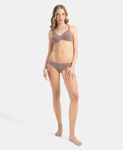 Image of Jockey 1722 Women Wirefree Non Padded Super Combed Cotton Elastane Stretch Medium Coverage Everyday Bra with Concealed Shaper Panel